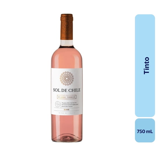 Vino Tinto Botella 750 mL Sol De Chile