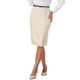 thumbnail image 4 of Falda lápiz INSPIRE CHIC para mujer de longitud hasta la rodilla, cintura alta, elegante, para oficina, con cinturón S Apricot, 4 of 6