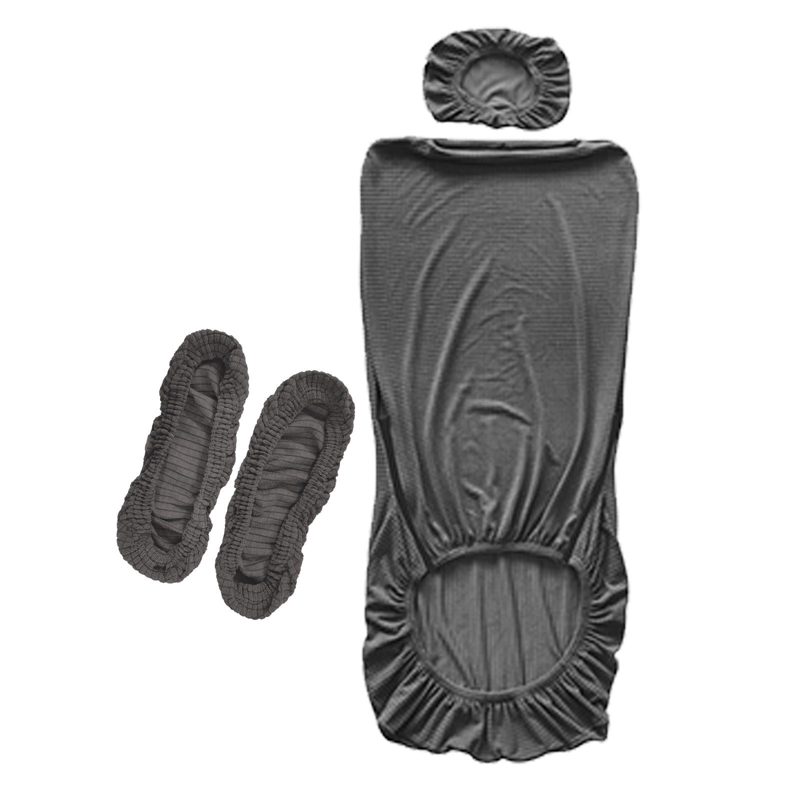 Magideal - Funda Extraíble Para Silla De Oficina, Funda Para Silla De Escritorio, Fundas Para Sillas De Ordenador, Funda Elástica Elástica Para Sillón Giratorio Gris Oscuro