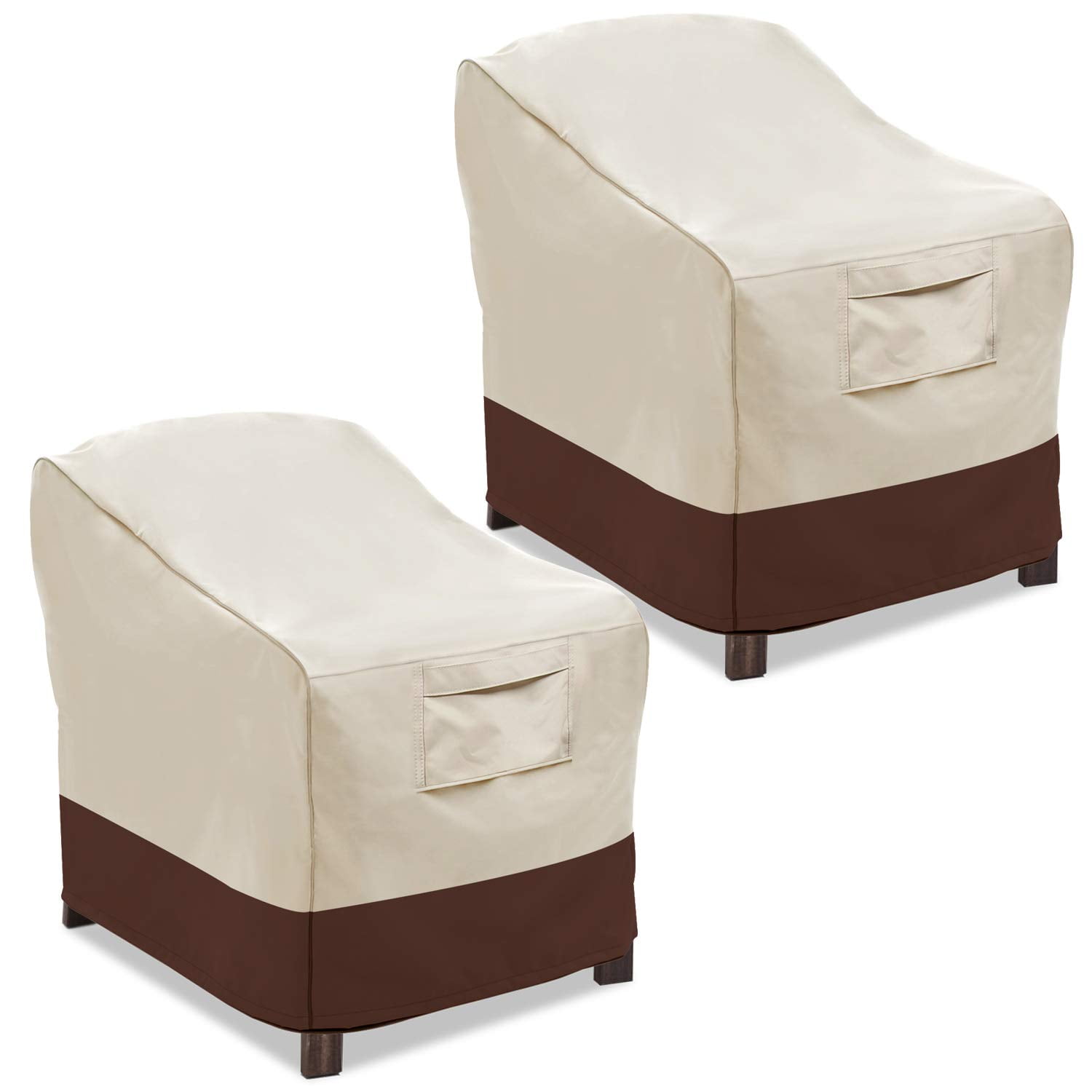 Vailge - Fundas Impermeables Para Sillas De Patio Lounge Deep Seat (paquete De 2)