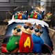 thumbnail image 1 of Chipmunk Alvin Bedding Set,Duvet Cover Comforter Bed Set Quilt Cover Pillowcase, Boys Girls Adults Bed Sheets, 1 of 5