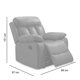 thumbnail image 3 of Sillón Reclinable Brescia Elite 1 cuerpo Gris, 3 of 3