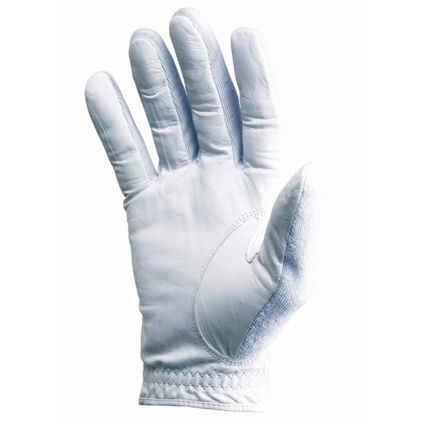 Guante de tenis Tourna para hombre, dedos completos, medio, derecho, blanco, talla pequeña (TGF-M-M-R)