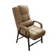 thumbnail image 5 of Silla De Escritorio, Asiento Acolchado, Cómodo Pa?o De Lino, Silla Moderna Para Ordenador, Color Marrón Claro, 5 of 5