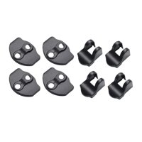 Ioensy - 8 Uds. Cubiertas De Tapón De La Cubierta De La Hebilla De La Cerradura De La Puerta Del Coche Para El Modelo Y De Tesla
