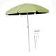 thumbnail image 1 of Sombrilla pequeña para patio, sombrilla de jardín, 1,7 m con varillas resistentes, toldo portátil premium para picnic al aire libre, para parques y verde, 1 of 5