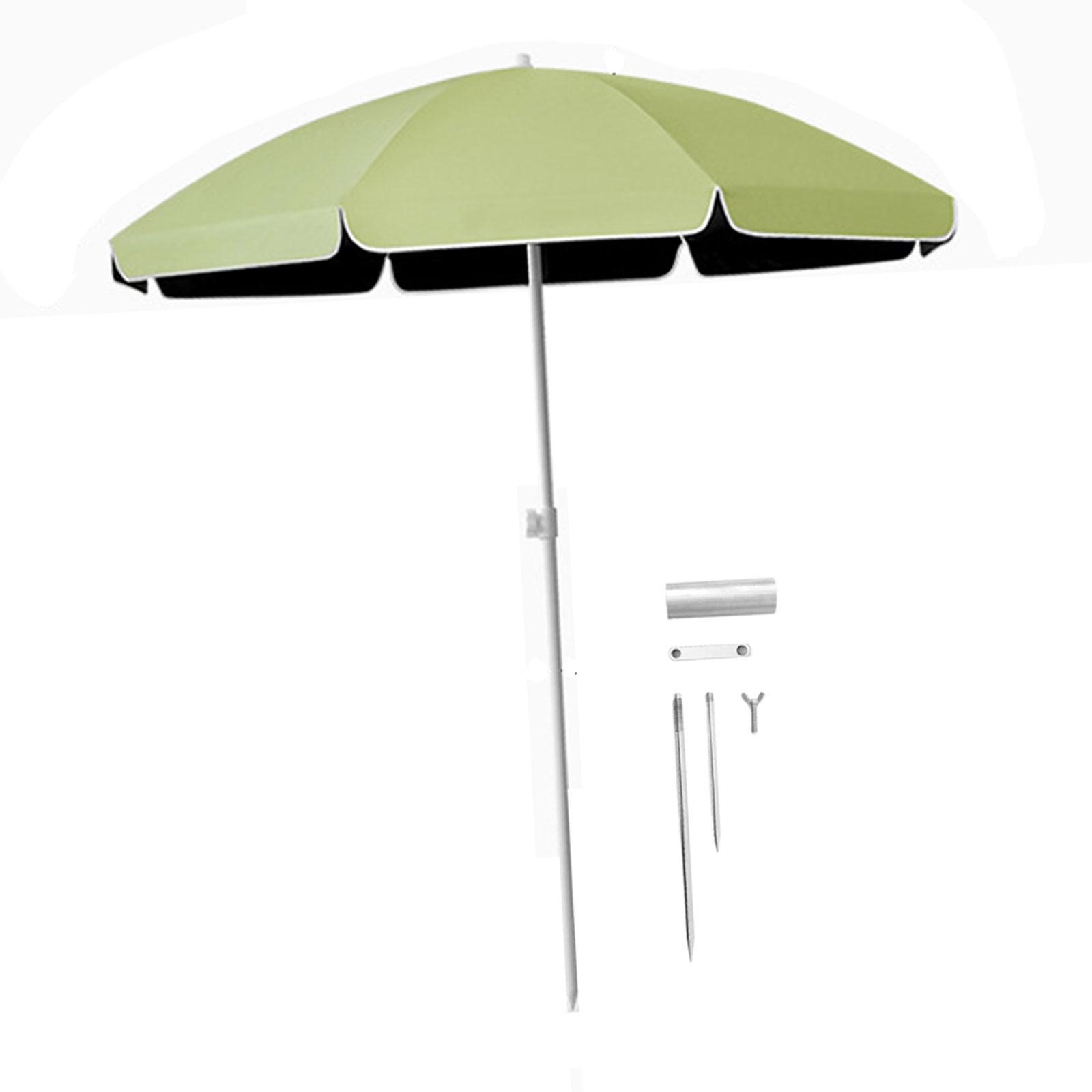 Magideal - Sombrilla Pequeña Para Patio, Sombrilla De Jardín, 1,7 M Con Varillas Resistentes, Toldo Portátil Premium Para Picnic Al Aire Libre, Para Parques Y Verde