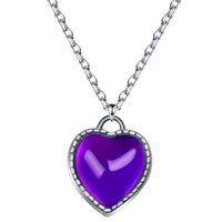 Magideal - Estado De Ánimo Colgante Collares Joyería Delicada Cadena De Clavícula Encantos Para Hombres Regalos