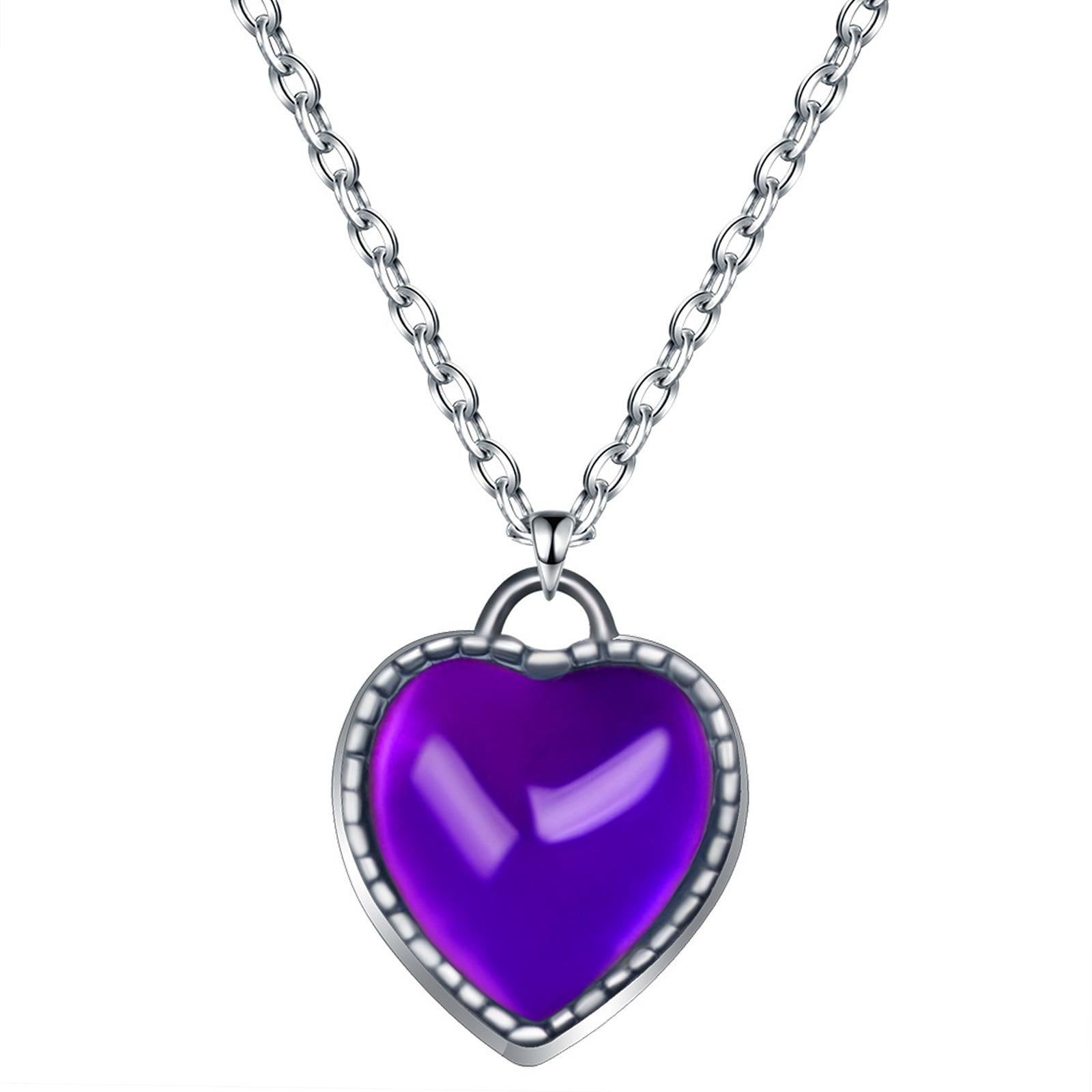 Magideal - Estado De Ánimo Colgante Collares Joyería Delicada Cadena De Clavícula Encantos Para Hombres Regalos