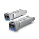 thumbnail image 3 of UF-SM-10G. Módulos SFP+ monomodo de 10 Gbps, 10 km, 1310 nm, conector doble LC, referencia UACC-OM-SM-10G-D (2 unidades). UBIQUITI, 3 of 8