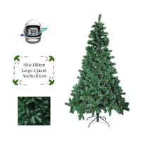 Bigbamspace - Arbol De Navidad 180 Cm Ramas Tradicional Xl Verde