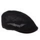 thumbnail image 3 of hombres transpirables sombrero de paja de verano sombrero newsboy boina hiedra cap taxista tapa plana negro., 3 of 3