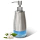 thumbnail image 1 of Dispensador de jabón AUMIO, acero inoxidable, níquel cepillado, 320 ml, 1 of 7