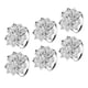 thumbnail image 3 of 6x Servilletas Hebillas Flores De Hierro Servilleteros Para Hotel Festival Restaurante, 3 of 3