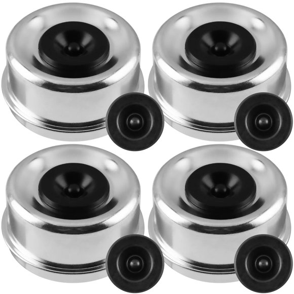 Tapa de Rodamiento para Remolque JADODE 69 mm 4 piezas con Tapones de Goma