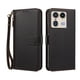 thumbnail image 1 of Funda Tipo Billetera para Motorola Moto Edge 50 Ultra 5G con Soporte y Bolsillo con Cierre Negro, 1 of 1