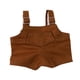 thumbnail image 2 of Ropa Para Muñecas De Peluche De 15 Cm Y 17 Cm, Pantalones Para Muñecas, Mono, Bonitos Accesorios Para Fotos Hechos A Mano, Marrón Oscuro, 2 of 3