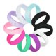 thumbnail image 3 of 10 piezas de goma flexible de silicona anillo de dedo de la boda banda anillo colorido tama?o 7, 3 of 5