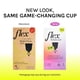 thumbnail image 2 of Kit de inicio para copa menstrual FLEX Cup, tamaño 01, con 2 discos, 2 of 9