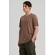 thumbnail image 4 of Polera Hombre Long Fit Básica Café, 4 of 8