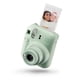 thumbnail image 1 of Cámara Instax mini 12 verde menta con flash y lente para selfies, 1 of 3