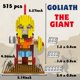 thumbnail image 3 of Juego de Construcción Multi-Blocks David contra Goliat 800 piezas 16x8x9 cm, 3 of 6
