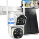 thumbnail image 1 of Atsg® Solar Doble Lente Cámara de Seguridad Exterior 2k, 1 of 3