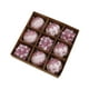 thumbnail image 3 of 9 Piezas De Bolas De Navidad De 3 Pulgadas Colgantes Decorativos Para Ventana Rosa, 3 of 3