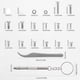 thumbnail image 2 of Juego de reparación de tornillos para gafas de 1100 piezas, kit de reparación de tornillos de relojero, mini tornillos para gafas, tuercas, tornillos, kit de repuesto, surtido con destornilladores y p, 2 of 7