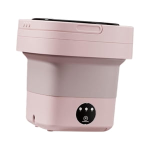 Bothyi - Mini Lavadora Plegable 6.5L 3 Modelos Potente Para Viajes Dormitorio Lavandería Rosa