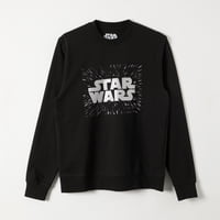 Poleron Cerrado Mujer Logo Negro Star Wars