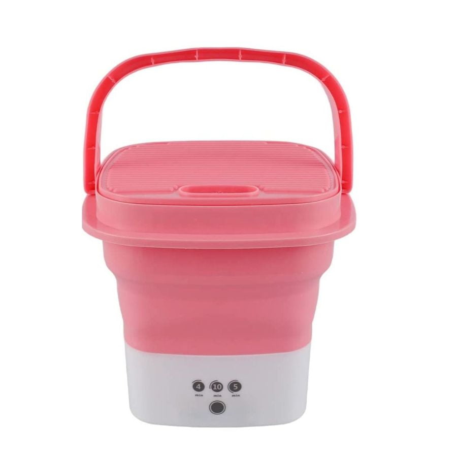Click Ventas - Mini Lavadora Portatil Plegable Personal Hogar Rosada