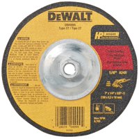 Muela Abrasiva Dewalt Dw4999 7"" X 1/4"" X 5/8-11 Metal