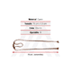 thumbnail image 3 of Strap cuero sujetador strap para lentes, color café, 3 of 3