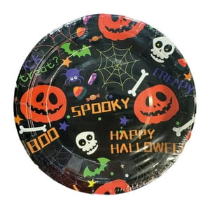 Set 6 Platos 18 Cm Halloween Big Party