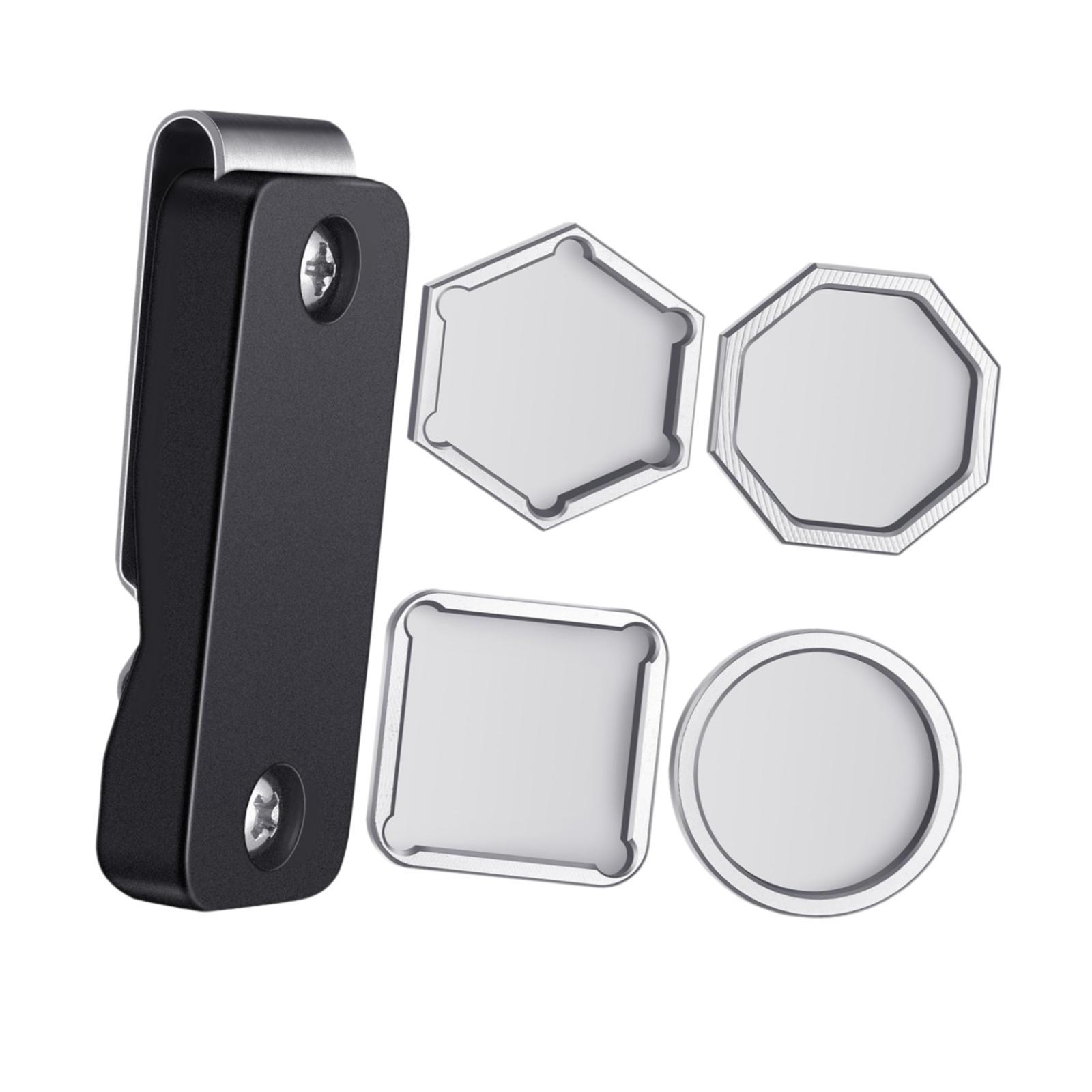 Magideal - Porta Tiza De Billar, Portador De Tiza, Estuche De Tiza De Repuesto Liviano De Bolsillo Para Taco De Billar, Clip Para Cinturón Para Bares Al Aire Lib