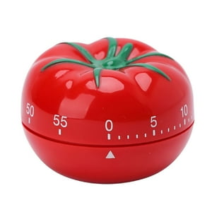 Gen - Timer Con Forma De Tomate Pomodoro Cocina Reloj Temporizador A Cuerda