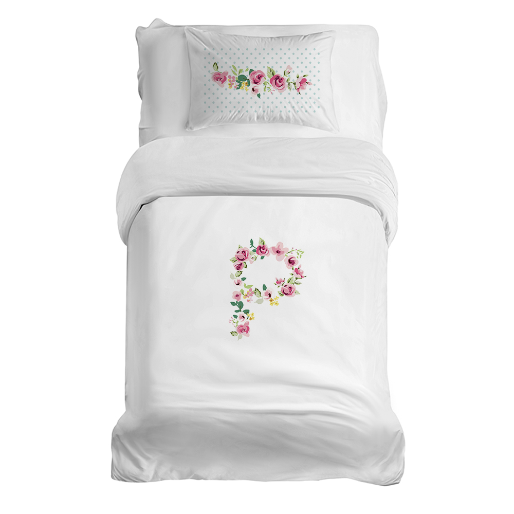 Tuyo Print - Cubreplumón Transición Letras Vintage P