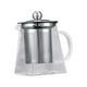 thumbnail image 4 of Vidrio resistente al calor con filtro extraíble Jarra duradera Tetera Tetera Hervidor de agua portátil para el hogar Restaurante Café Bolsas de té Té 350ml, 4 of 5