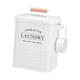 thumbnail image 3 of Contenedor Rectangular Para Detergente En Polvo Para Lavandería, Grande, Para Organizar El Lavadero, Color Blanco, 3 of 5