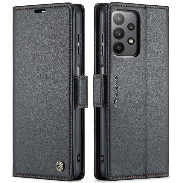 CaseMe tipo cartera Samsung Galaxy A23 4G/5G con cierre magnético, RFID, tarjetero, soporte, carga inalámbrica