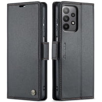 Caseme Tipo Cartera Samsung Galaxy A23 4G/5G Con Cierre Magnético, Rfid, Tarjetero, Soporte, Carga Inalámbrica