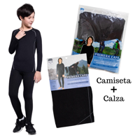 Genérico - Set Conjunto Camiseta Y Calza Primera Capa Niños Juvenil Invierno