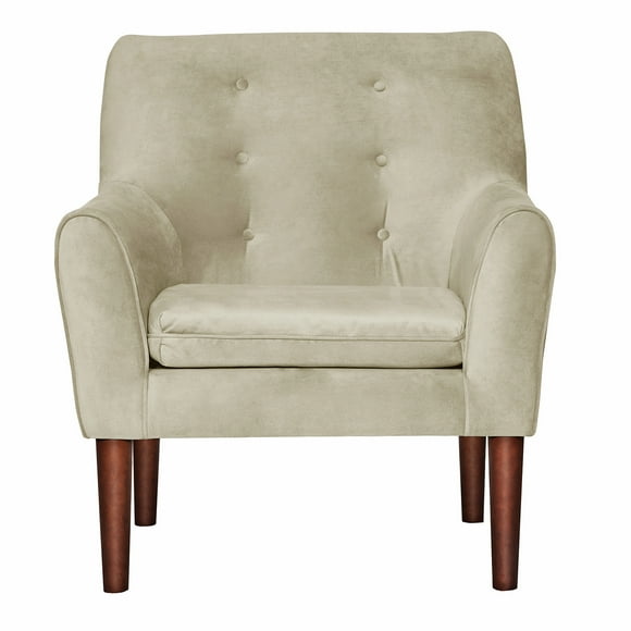 Poltrona Bergen Felpa Beige
