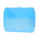 thumbnail image 2 of Caja De Arena Para Conejos, Bandeja Para Mascotas Con Rejilla, Orinal Para Conejos, Jaula Para Chinchillas, Color Azul, 2 of 5