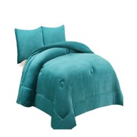 Teng Fei - Cobertor Con Chiporro Invierno Plaza Y Media Turquesa