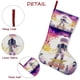 thumbnail image 5 of Jentry Chau vs. El Inframundo Tema: Calcetines de Navidad, fino lino blanco para colgar en escaleras y chimenea, decoración navideña para el hogar, regalo de Navidad. 45cm × 32cm, 5 of 5