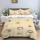 thumbnail image 1 of 3pcs Cartoon Monkey Printed Bedding Set, 1 of 1