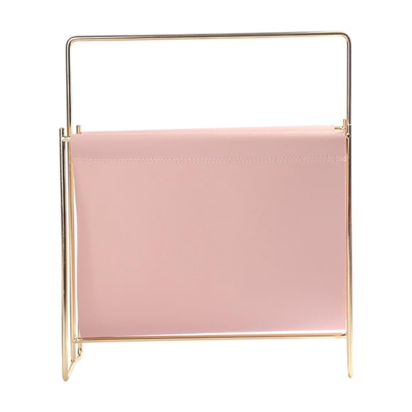Magazine Rack Canasta de almacenamiento de la revista Minimalista portátil para libros de la oficina Pantalla Rack Rack Organizador de correo Soporte