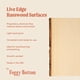 thumbnail image 2 of Tabla premium de tilo con borde natural de corteza 33 x 16 x 1,6 cm, pack de 4, 2 of 3